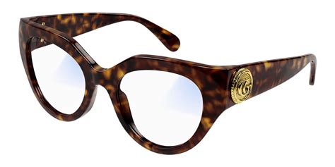 gucci circular glasses|Gucci blue light blocking glasses.